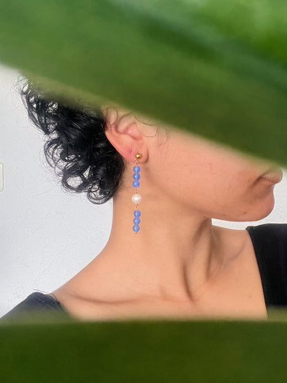 contemporary handmade jewelry gemstones earrings statement jewelry